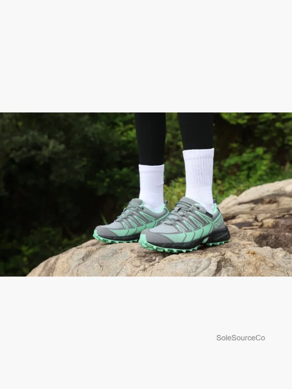 Women's Waterproof Hiking Shoes Lightweight Non-Slip Trails Walking Sneakers